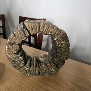 rustic‎ bud vase cement 6.5 X 6.5 inches garden home decor